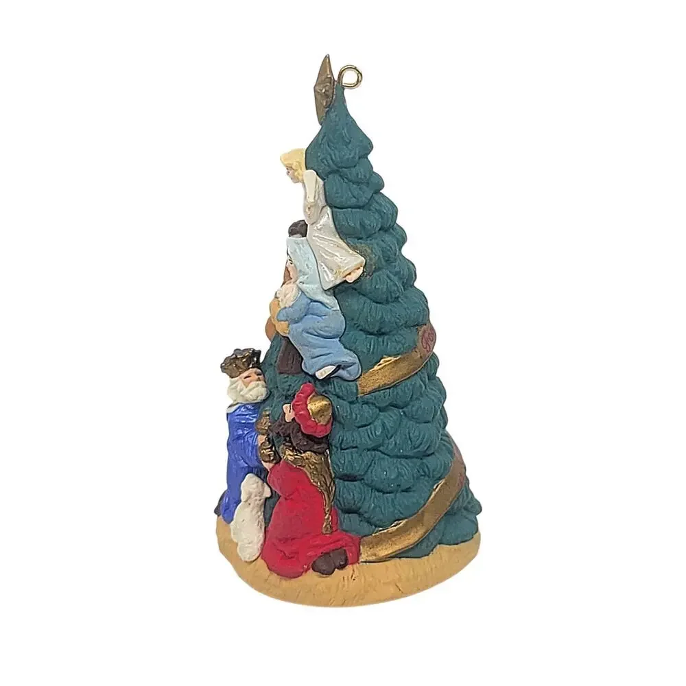 Vtg 1997 Hallmark Keepsake Ornament Nativity Scene Christmas Tree 4